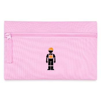 Construction worker - Pencil Case - pink - Front