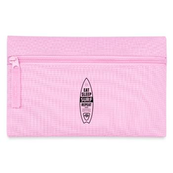 eat sleep surf repeat - Federtasche - Rosa - Vorne