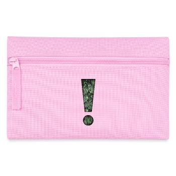 exclamation mark tropical plants jungle - Pencil Case - pink - Front