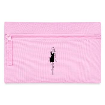 Das schwarze Kleid - Federtasche - Rosa - Vorne