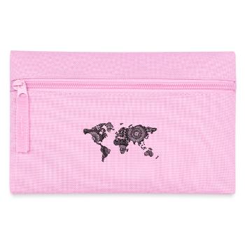 world - Pencil Case - pink - Front