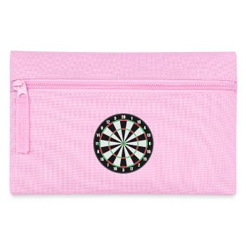 Dartscheibe Darts Datliebhaber Motiv Geschenkidee - Federtasche - Rosa - Vorne