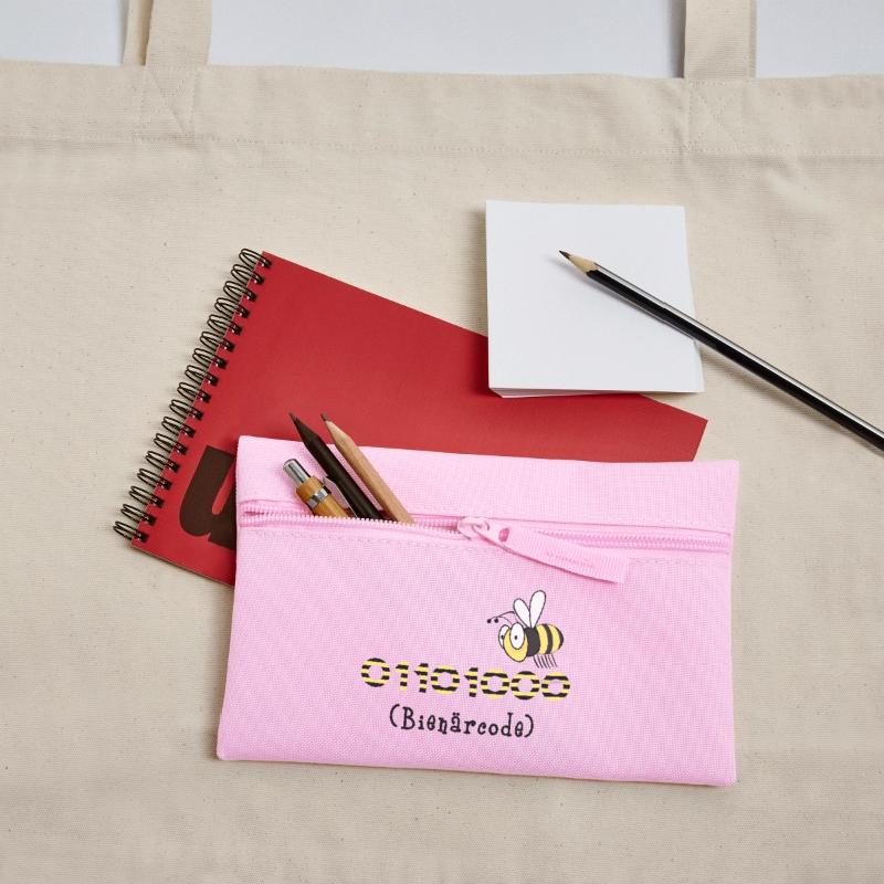 Binärcode Biene Code Informatik Geschenk Honig Federtasche