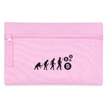Evolution peu Bitcoin Coin shirt - Trousse - rose - Devant