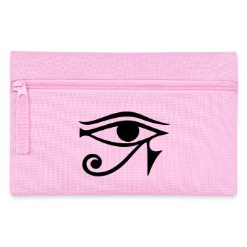 EYE of Horus/ Re, reverse moon eye of Thoth/ - Pencil Case - pink - Front