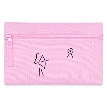 bogenschütze - Federtasche - Rosa - Vorne