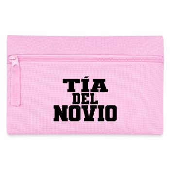 Tia del Novio Groom's Auntie Women Wedding Gift - Pencil Case - pink - Front