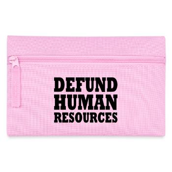 defund human resources - Trousse - rose - Devant