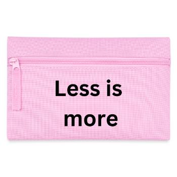 Moins, c’est plus - Trousse - rose - Devant