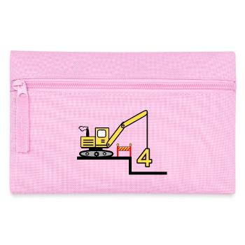 Excavator - Pencil Case - pink - Front