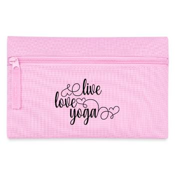 Yoga Meditation Spa Namaste - Pencil Case - pink - Front