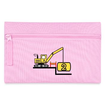 Excavator - Pencil Case - pink - Front