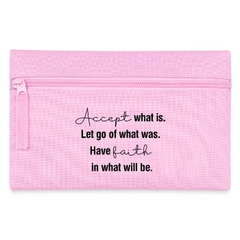 Accepter ce qui est - Trousse - rose - Devant