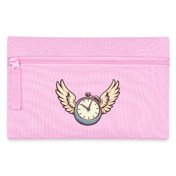 Zeit verfliegt - Federtasche - Rosa - Vorne