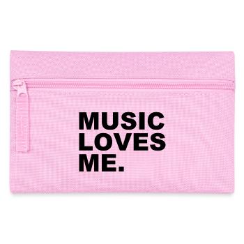 Music Loves Me - Musik liebt mich - Federtasche - Rosa - Vorne