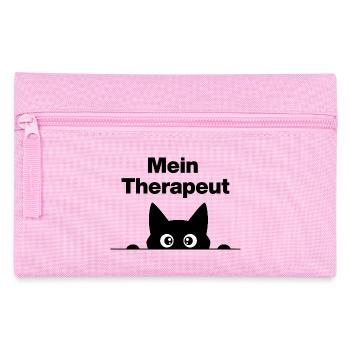 MON THÉRAPEUTE, C’EST MON CHAT ! 😻 PATTE DE NEZ DE FOURRURE - Trousse - rose - Devant
