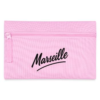 Marseille Script Schwung - Federtasche - Rosa - Vorne