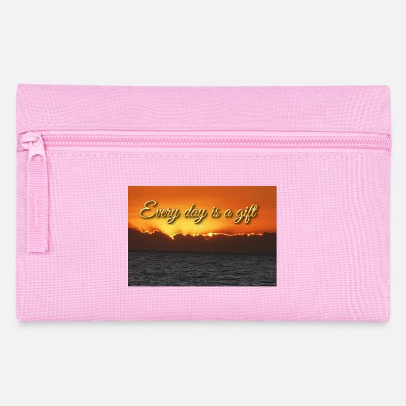 Every day is a gift - Pencil Case - pink