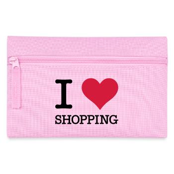 J'adore faire du shopping - Trousse - rose - Devant