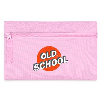 Old School Vintage Logo - Pencil Case - pink - Front