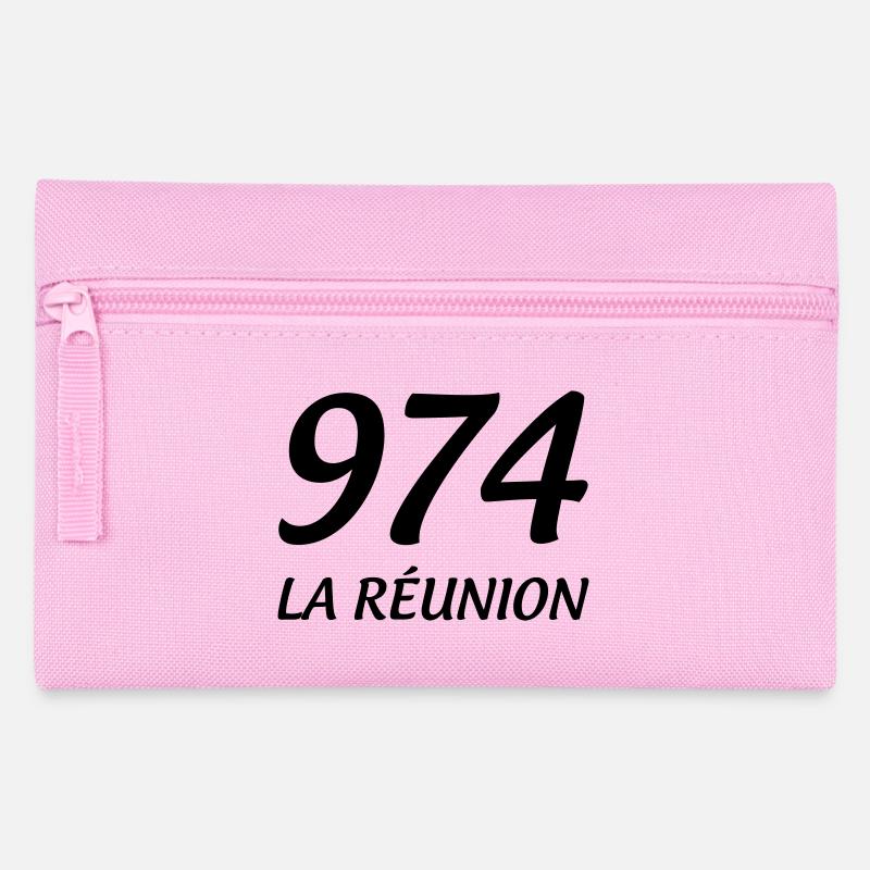 974 La Réunion - Federtasche - Rosa