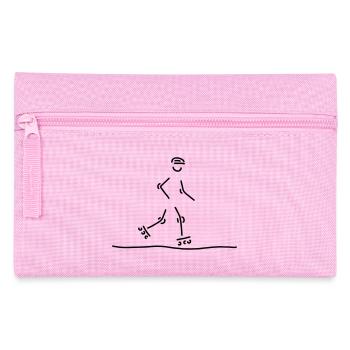 inline-skater - Federtasche - Rosa - Vorne