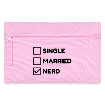 Geek Game Gaming Nerd Gamer Computer Joueur - Pencil Case - pink - Front