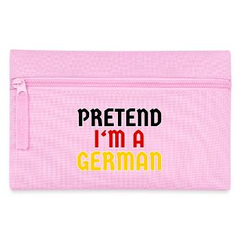 Pretend I'm a German - Funny Costume - Pencil Case - pink - Front