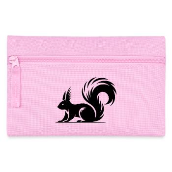 Swift Squirrel Ink Style Drawing - Pencil Case - pink - Front