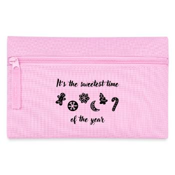 « C’est la période la plus douce de l’année » Pain d’épices - Trousse - rose - Devant