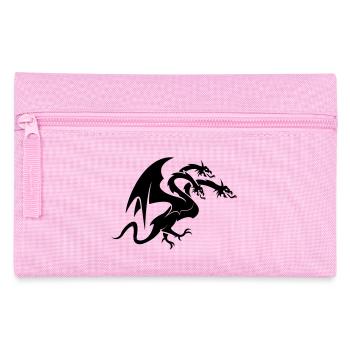 Dragon 3 Head - Pencil Case - pink - Front