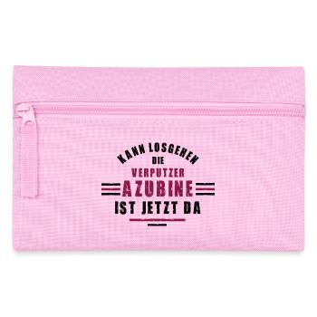 Trainee plasterer apprenticeship training plasterer - Pencil Case - pink - Front