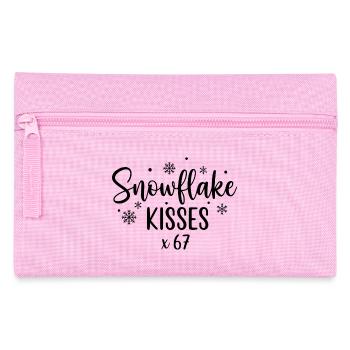 Snowflake Kisses x67 - Pencil Case - pink - Front