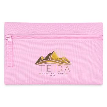 Teide Tenerife Canary Islands Volcano Spain Hiking - Pencil Case - pink - Front