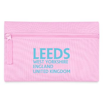 Leeds – England Lyrics Design - Pencil Case - pink - Front
