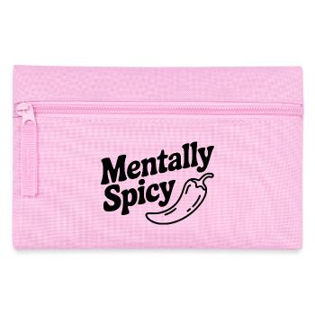 Mentalement épicé - Trousse - rose - Devant
