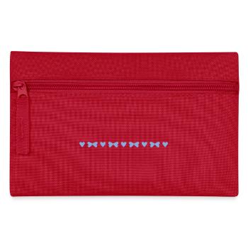 Très petits cœurs et arcs - Trousse - rouge - Devant