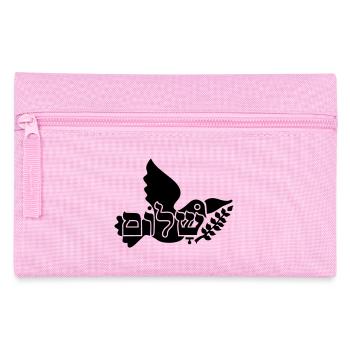 Shalom 'n Taube / shalom 'n dove (1c) - Federtasche - Rosa - Vorne