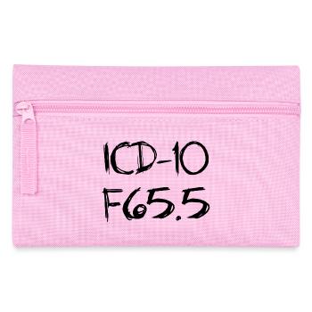 ICD-10 F65.5 - Pencil Case - pink - Front