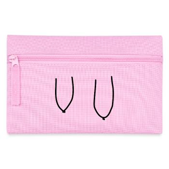 Sexy Hängend Brüste Titten Möpse Melonen Geschenk - Federtasche - Rosa - Vorne