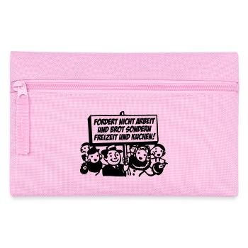Freizeit und Kuchen - Federtasche - Rosa - Vorne