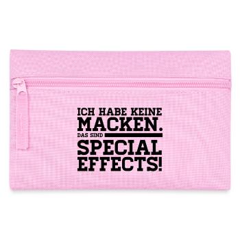 I HAVE NO MACKEN - THESE ARE SPECIAL EFFECTS! - Pencil Case - pink - Front