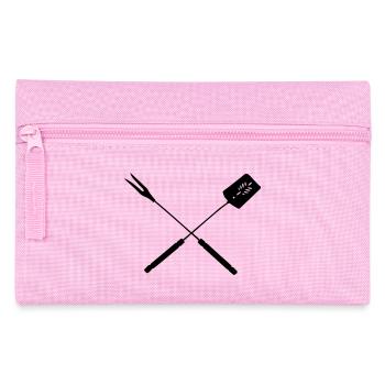 bbq grill - Pencil Case - pink - Front