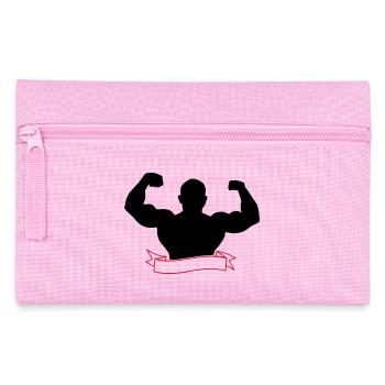 Bodybuilder - Federtasche - Rosa - Vorne