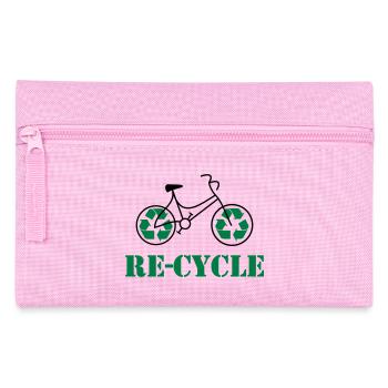 Re cycle - Trousse - rose - Devant