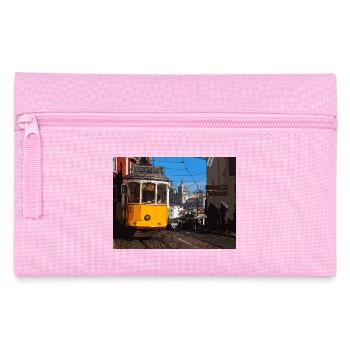 Straßenbahn in Lissabon - Federtasche - Rosa - Vorne