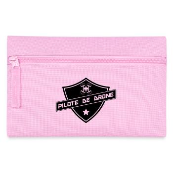 blason pilote de drone - Trousse - rose - Devant