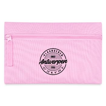 Antwerpen Retro Badge - Federtasche - Rosa - Vorne