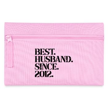 Bester Ehemann seit 2012, Geschenk zum 11-jährigen Jubiläum - Federtasche - Rosa - Vorne