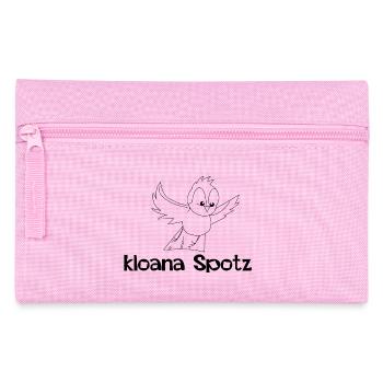 kloana Spotz-kleiner Spatz,Austrian dialect - Pencil Case - pink - Front